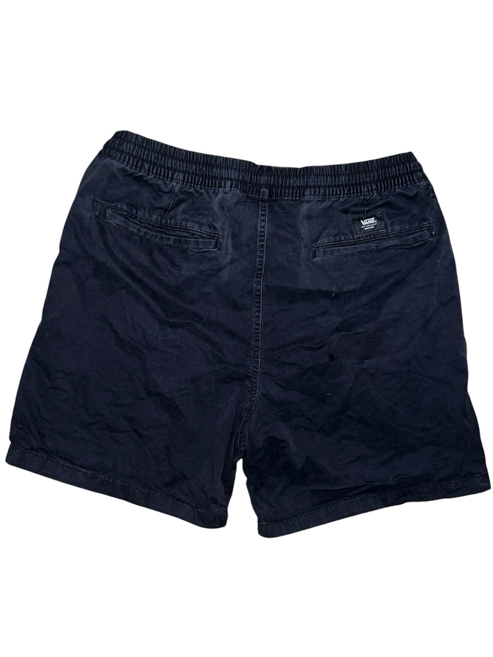 Vans Range Relaxed Elastic Waist Black Shorts Size Large